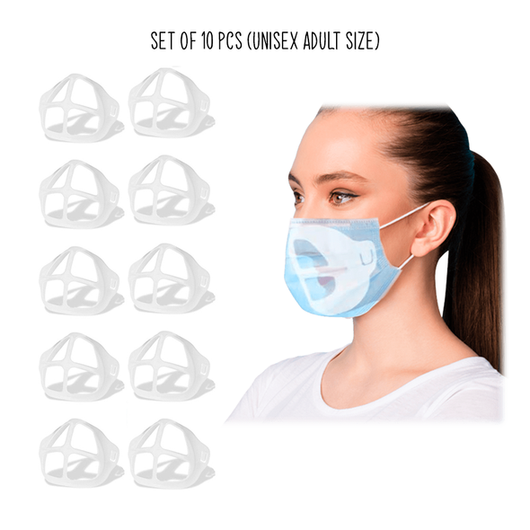 Pack de 10 Supports de Masque 3D - La Boutique de la Santé