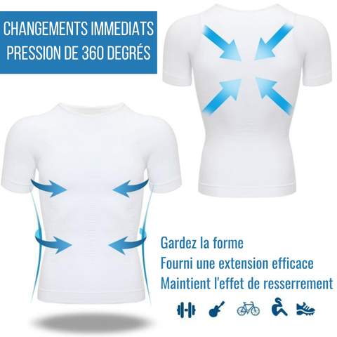 T-shirt Gainant Amincissant Mixte caractéristiques