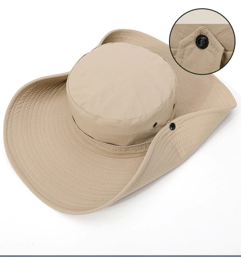 Chapeau anti-UV pliable pour homme