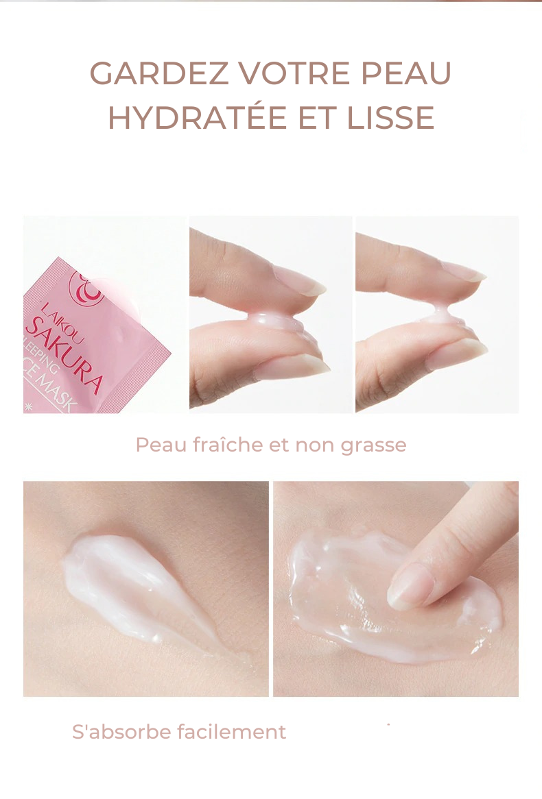 Coffret de Soins Japonais Visage Masques de nuit