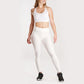 Legging anti-cellulite gainant et push-up blanc