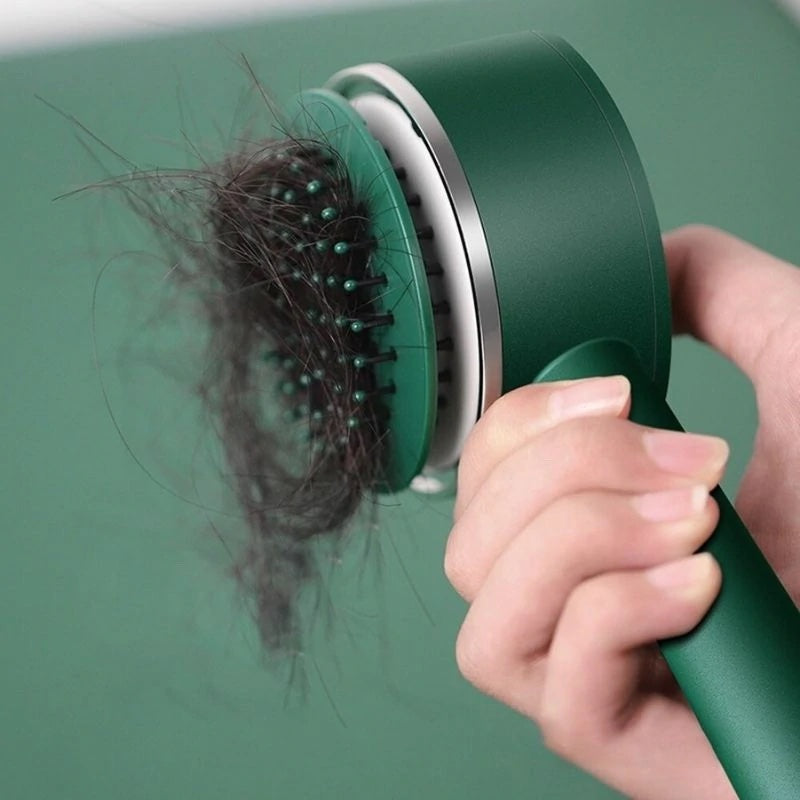 Generic Brosse à cheveux, peigne professionnel, une touche autonettoyante,  antistatique à prix pas cher