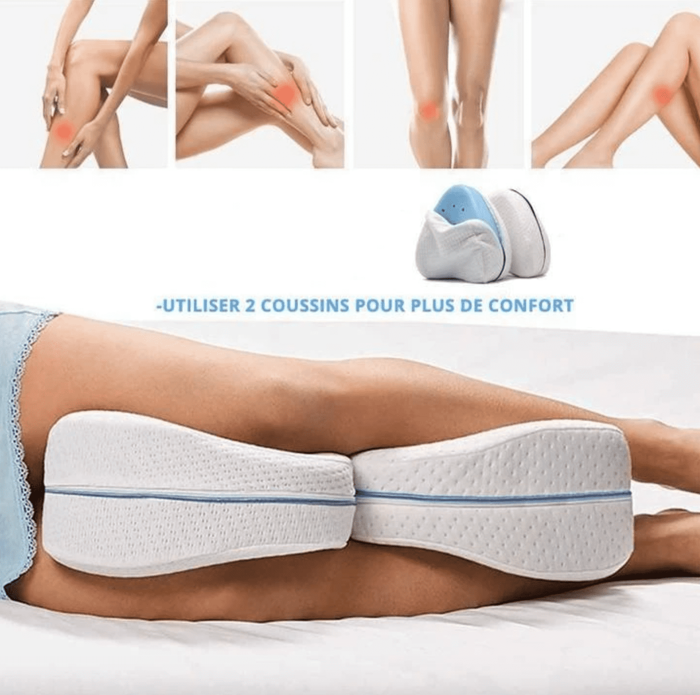 Coussin orthopédique à mémoire de forme