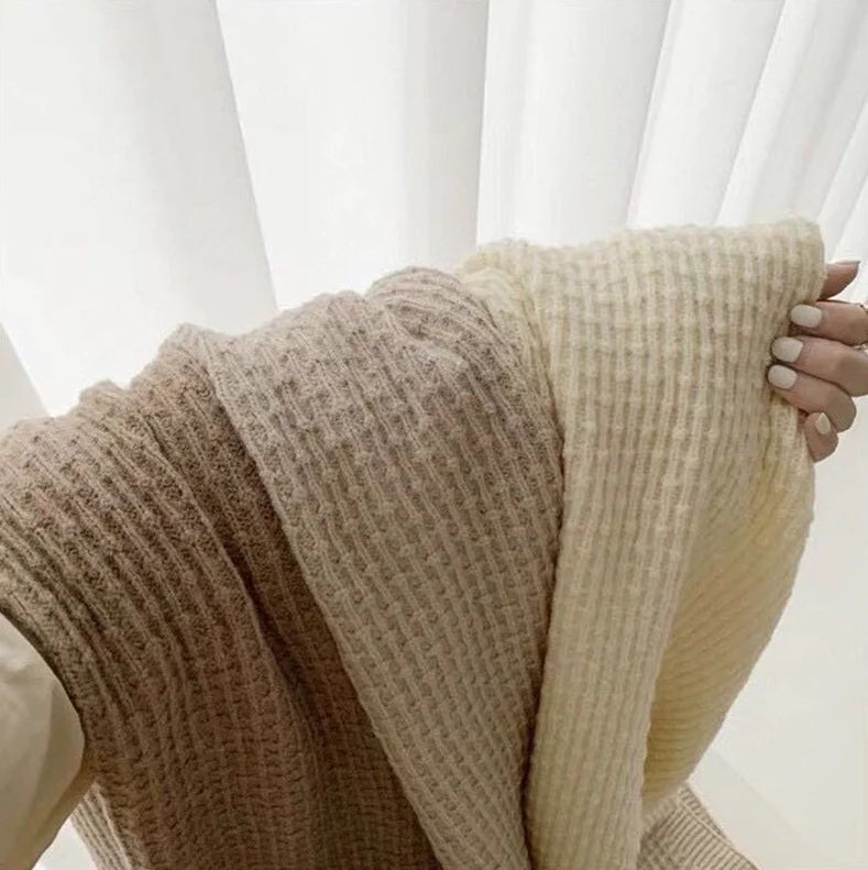 Châle tricoté pour femme - 4 en 1