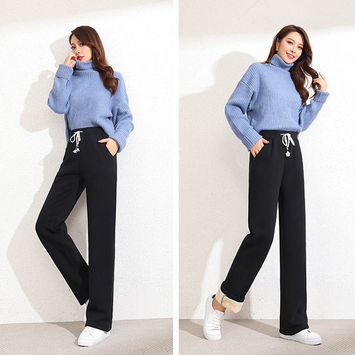 Pantalon ample pour femme doublure polaire La Boutique de la Sante