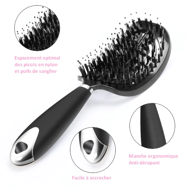 Brosse Démêlante - Spéciale Cheveux Mouillés | Glam Corner e-shop