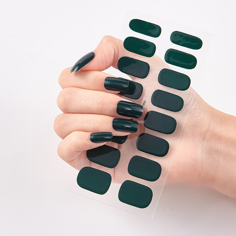 Nail Patchs : Set de vernis autocollants