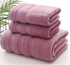 Set de 3 Serviettes en Bambou Rose
