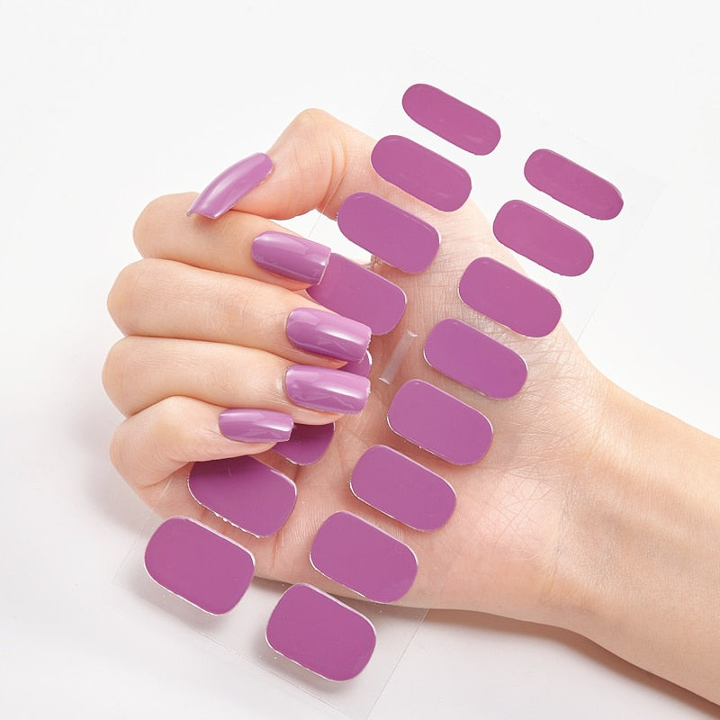 Nail Patchs : Set de vernis autocollants