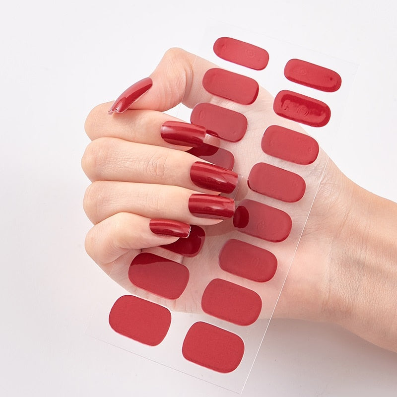 Nail Patchs : Set de vernis autocollants