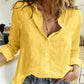 Chemise en lin respirant pour femme