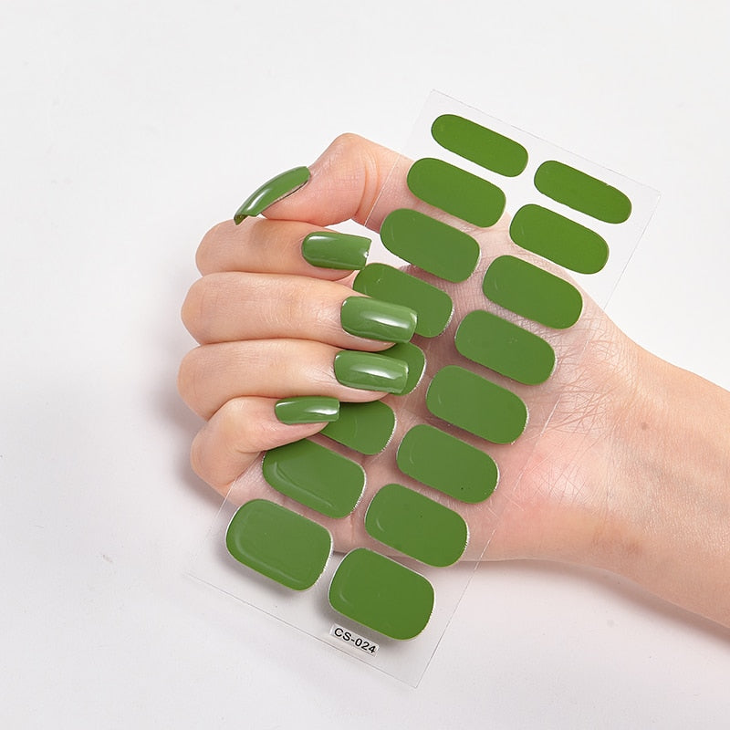 Nail Patchs : Set de vernis autocollants
