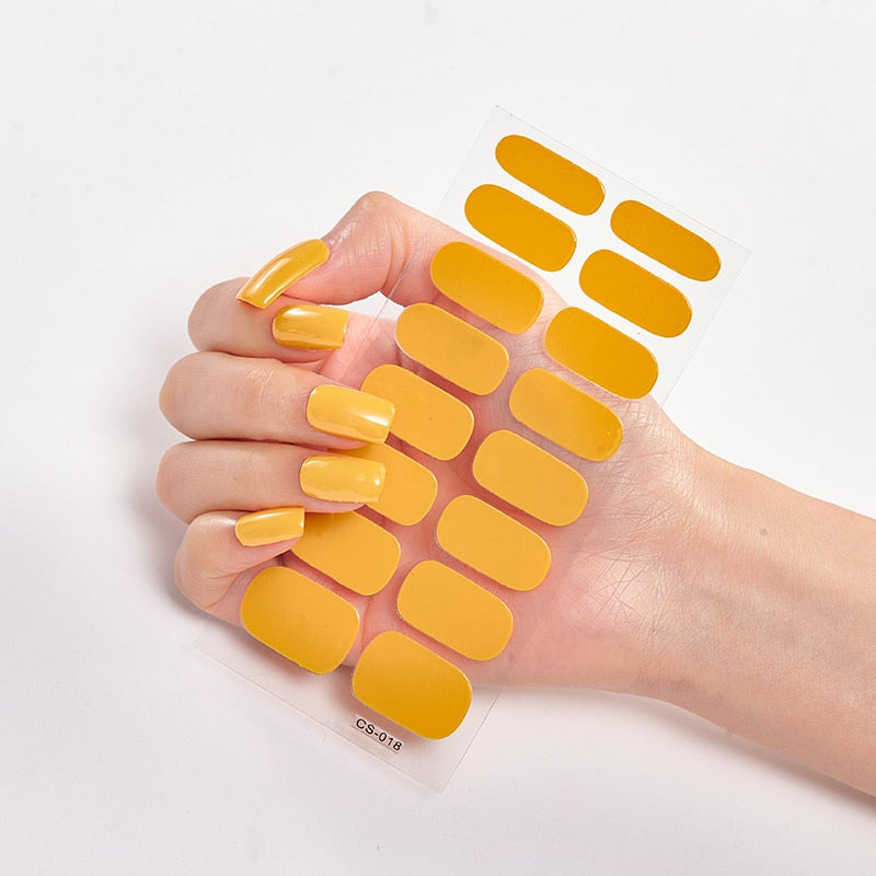 Nail Patchs : Set de vernis autocollants