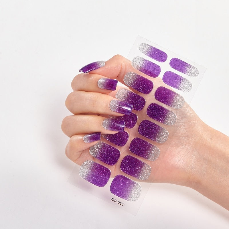 Nail Patchs : Set de vernis autocollants