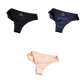Lot de 3 Culottes en soie glacée 100% invisibles