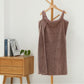 Serviette en Bambou effet Robe violet