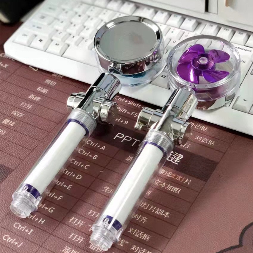 Pommeau de douche Haute pression + 1 FILTRE OFFERT violet