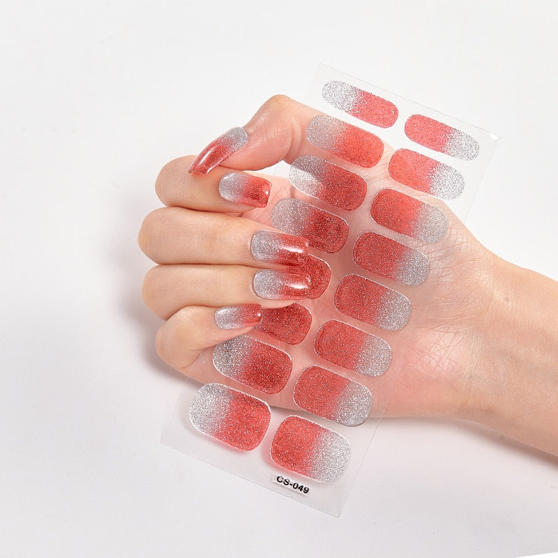 Nail Patchs : Set de vernis autocollants