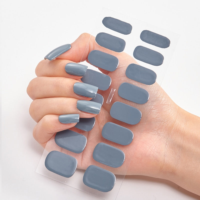 Nail Patchs : Set de vernis autocollants