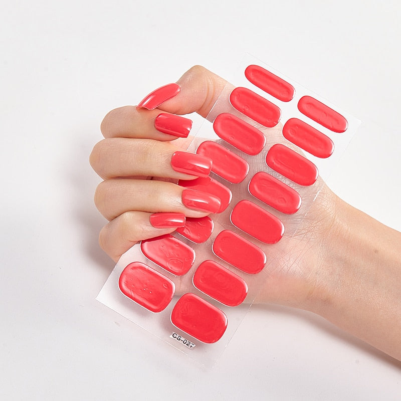 Nail Patchs : Set de vernis autocollants