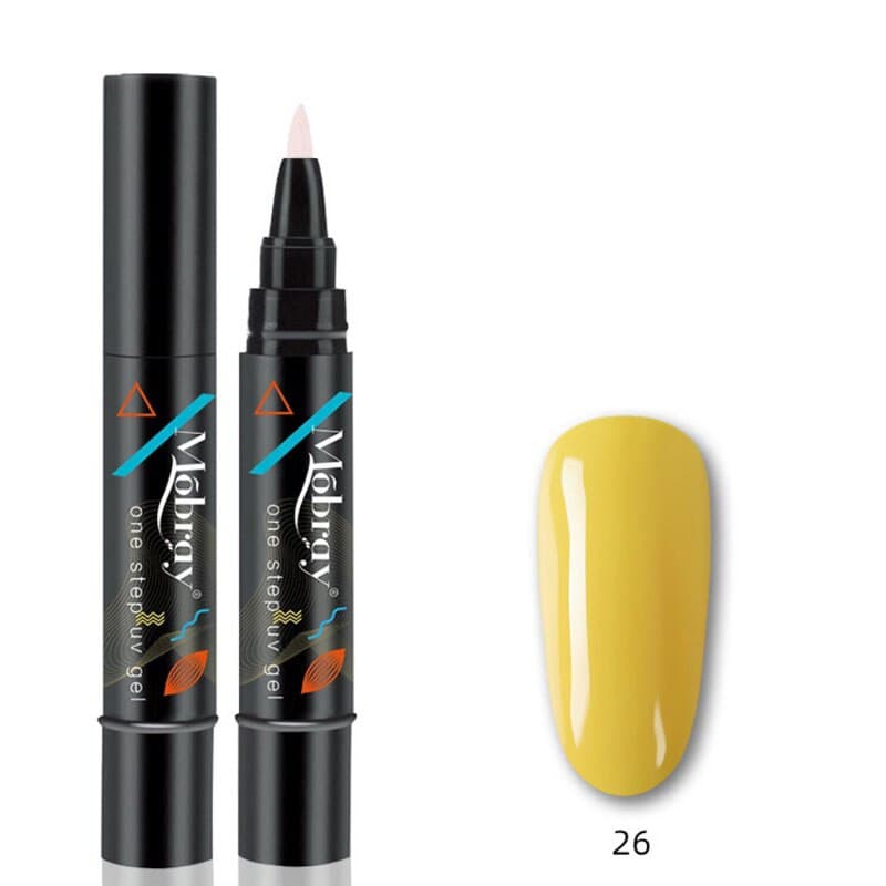 Stylo Vernis 3 en 1 jaune