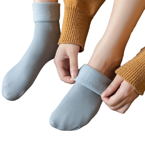 3x Paires de chaussettes d'hiver molletonnées