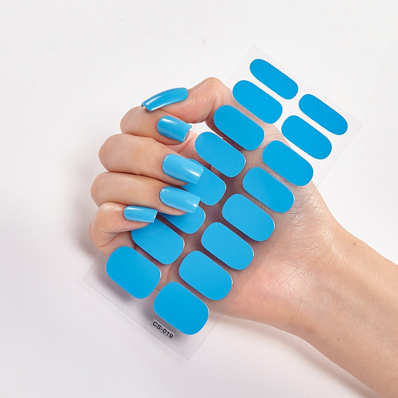 Nail Patchs : Set de vernis autocollants