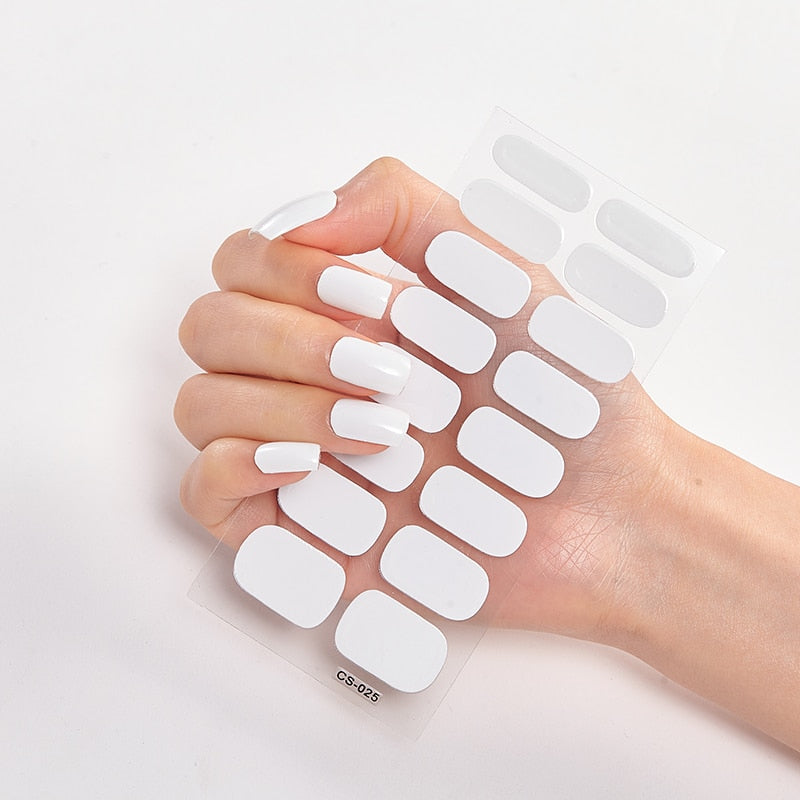 Nail Patchs : Set de vernis autocollants
