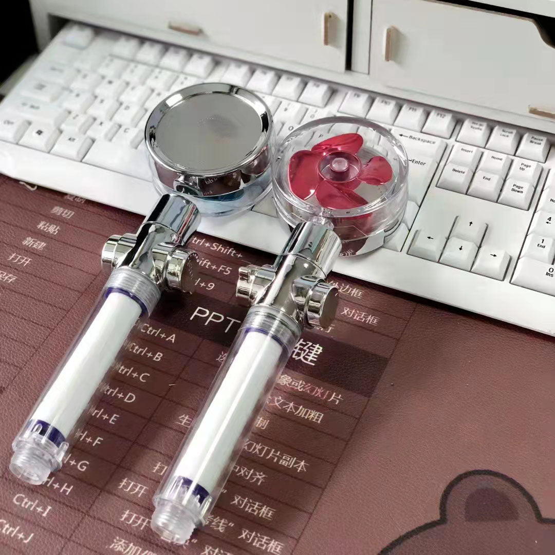 Pommeau de douche Haute pression + 1 FILTRE OFFERT rose