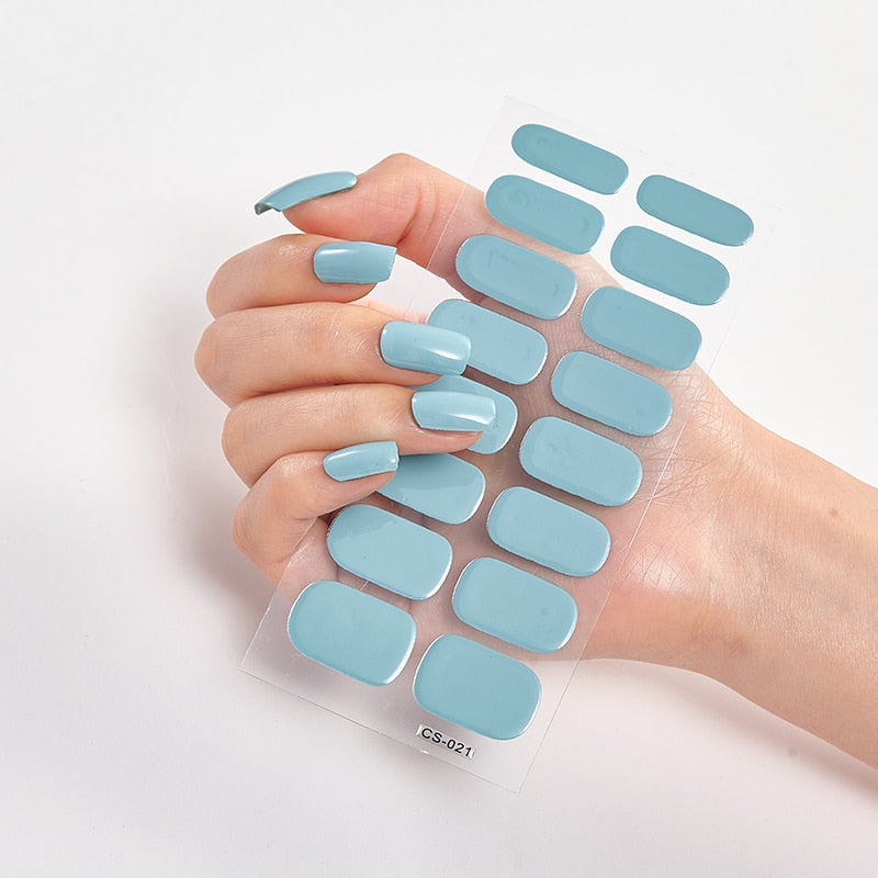 Nail Patchs : Set de vernis autocollants