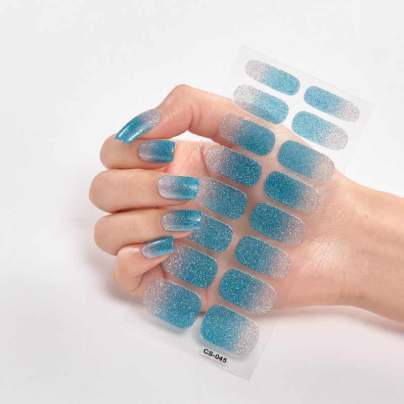 Nail Patchs : Set de vernis autocollants