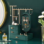 Boîte à bijoux présentoir avec miroir intégré