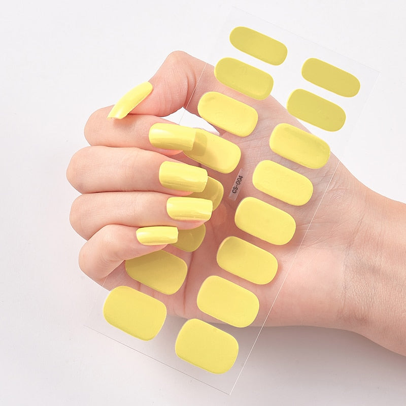Nail Patchs : Set de vernis autocollants