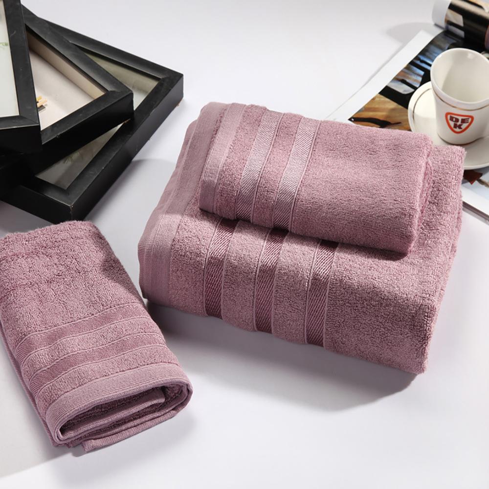 Set de 3 Serviettes en Bambou Rose