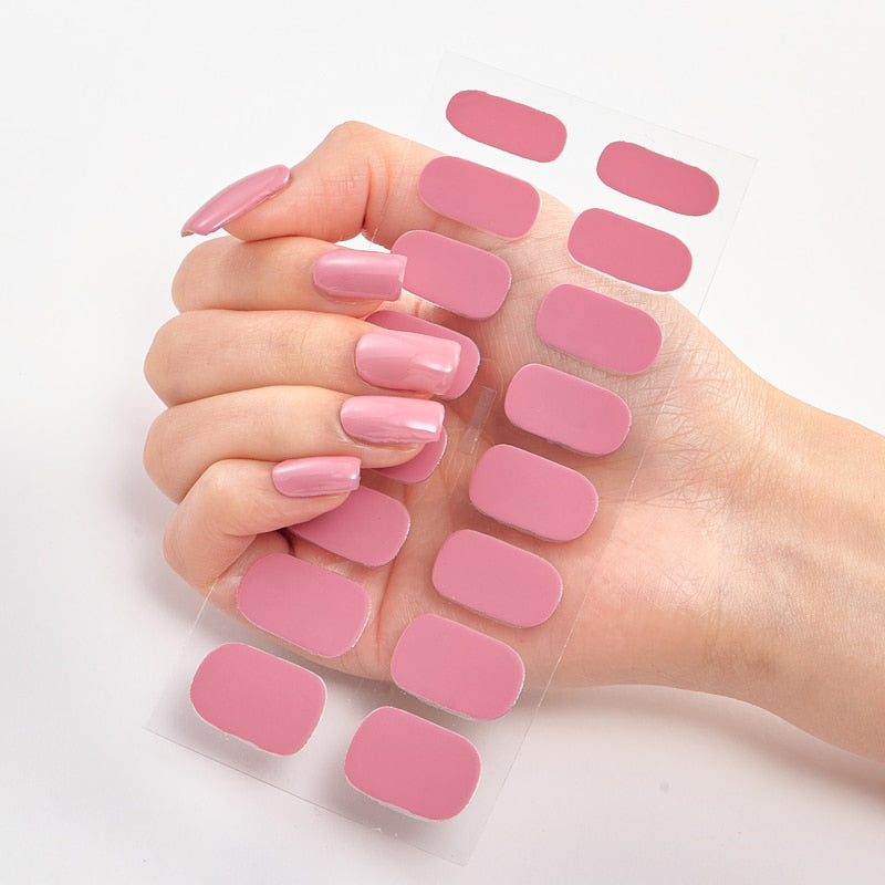 Nail Patchs : Set de vernis autocollants