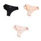 Lot de 3 Culottes en soie glacée 100% invisibles