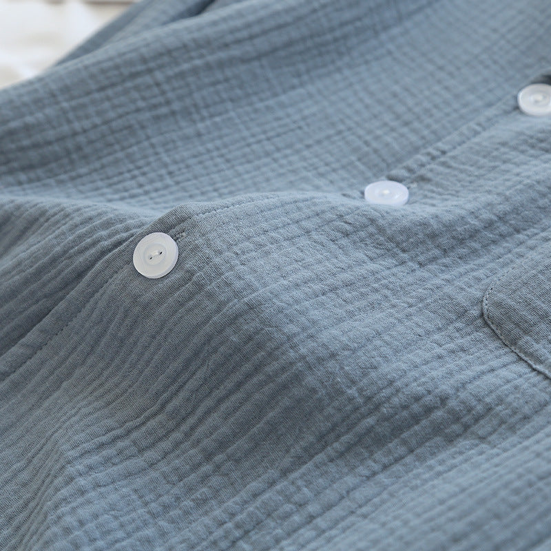 Pyjama mixte en gaze de coton