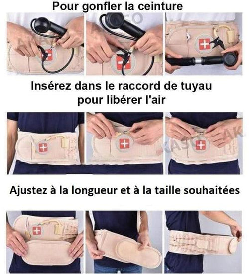 Ceinture gonflable de decompression lombaire La Boutique de la Sante