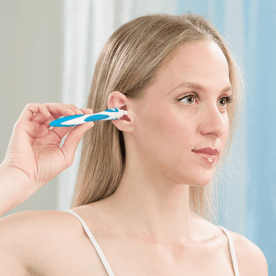 Appareil pour nettoyer les oreilles – Nettoyage cérumen pour oreille  hygiénique, plus efficace que coton tige + 16 têtes -STR