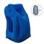 Inflatable travel pillow