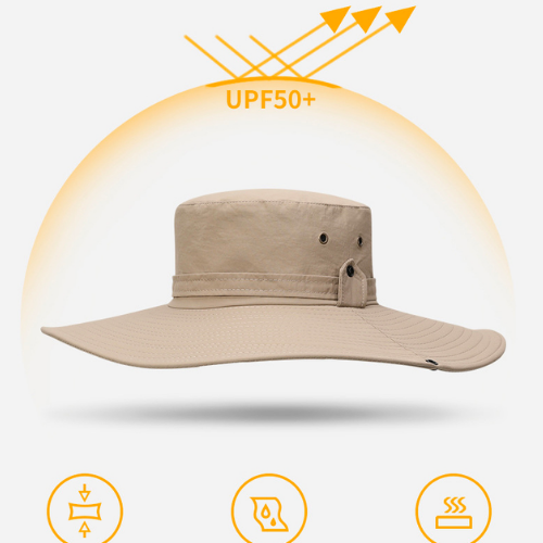Chapeau anti-UV pliable pour homme