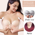 Soutien-gorge sans brettelles fermeture avant