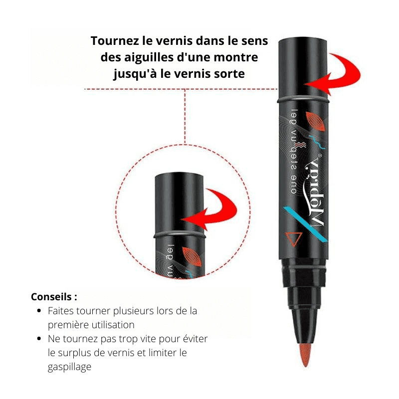 Stylo Vernis 3 en 1