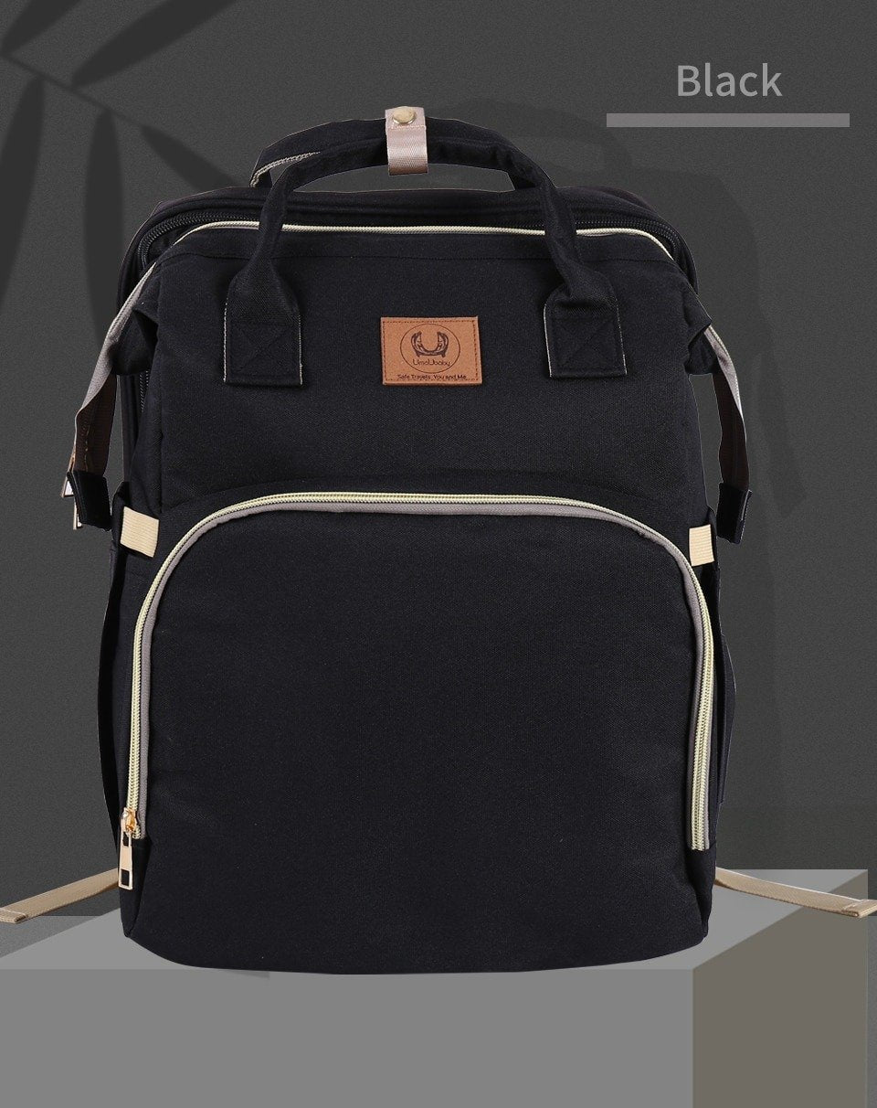 Sac à langer 3 en 1 pour bébé noir