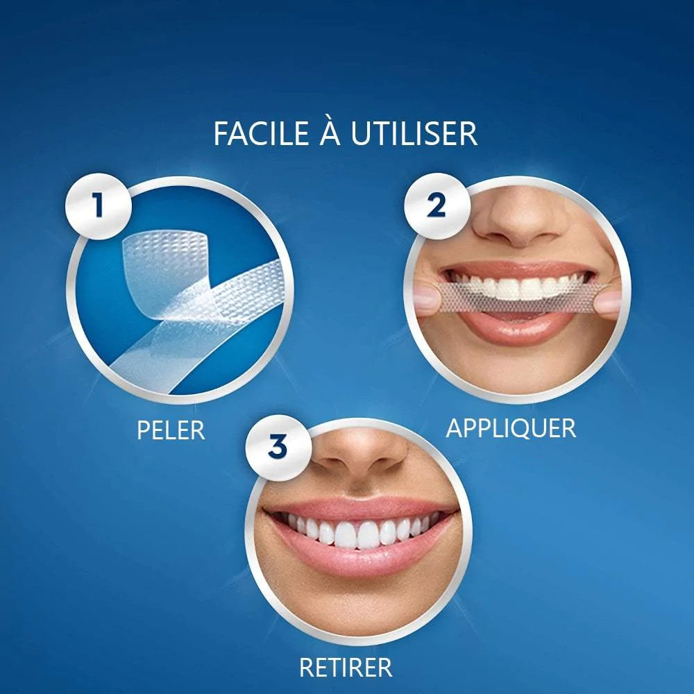 14x Bandes blanchiment dentaire