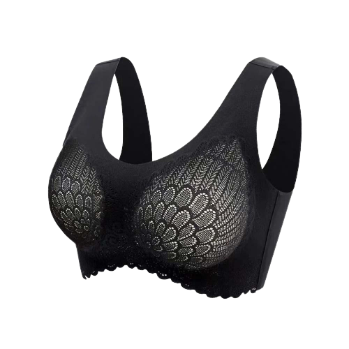 Lot de 3 Brassières Dentelle 5D sans couture Noir