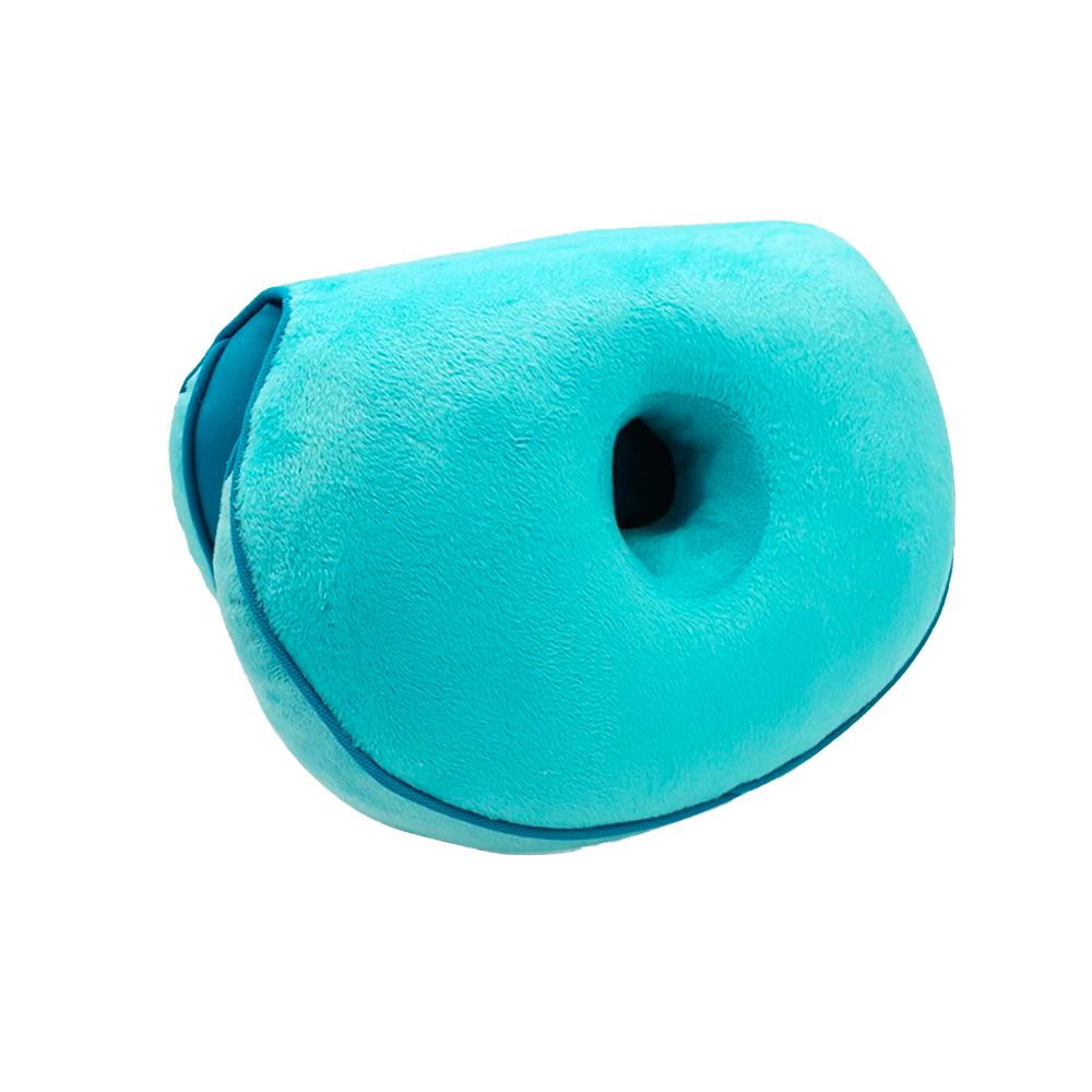 Coussin Double Confort+ bleu
