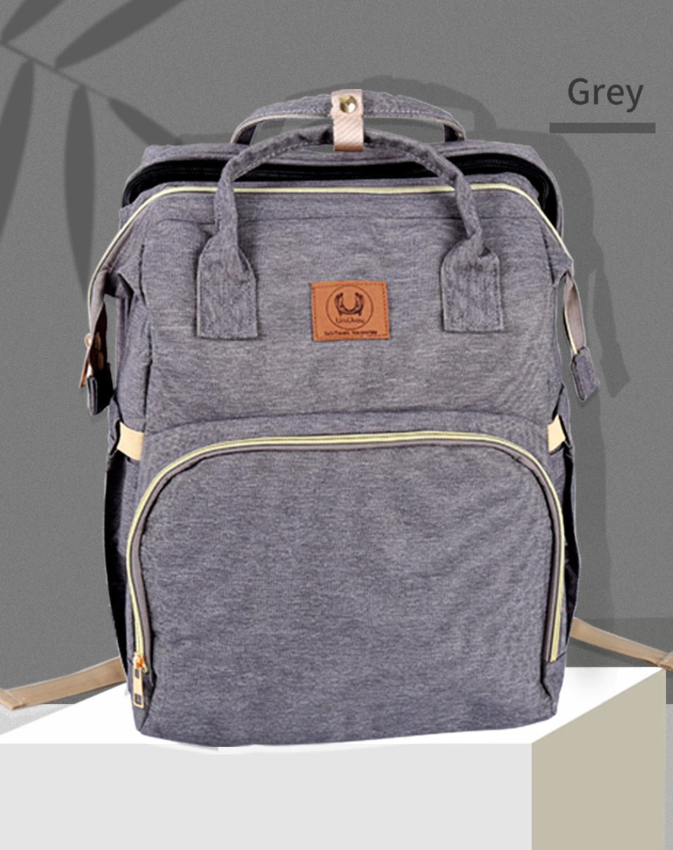 Sac à langer 3 en 1 pour bébé gris