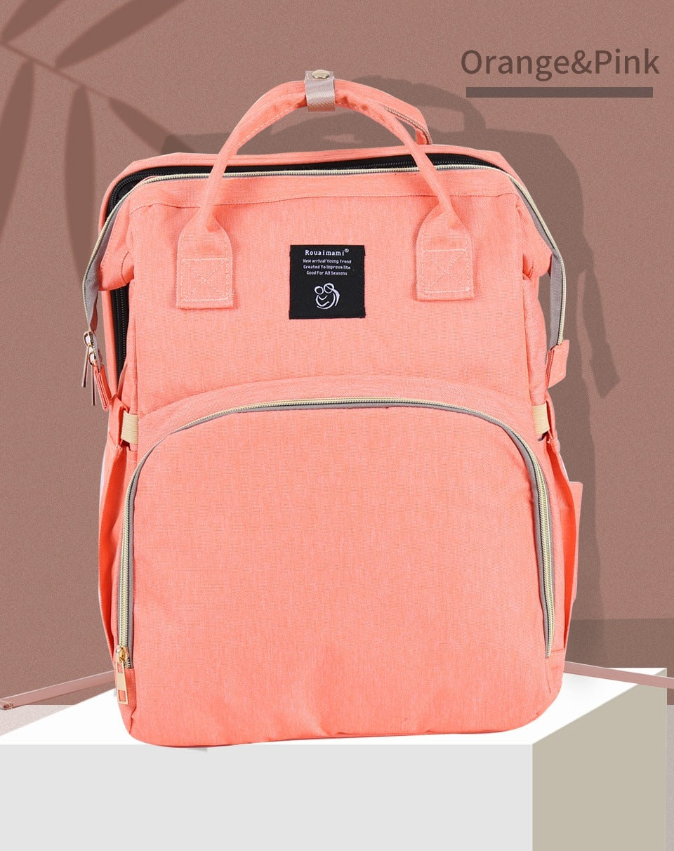 Sac à langer 3 en 1 pour bébé rose